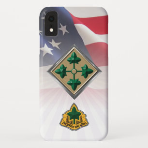 4th Infantry Division “Steadfast and Loyal” Case-Mate iPhone Case