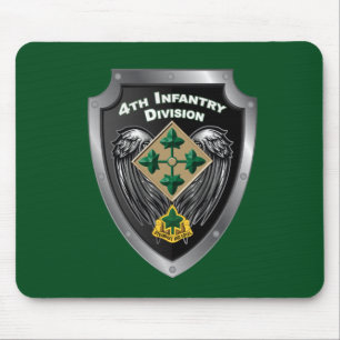 4th Infantry Division “Steadfast and Loyal” Gi Mouse Pad