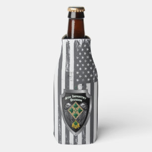4th Infantry Division “Steadfast and Loyal” Gift Bottle Cooler