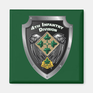 4th Infantry Division “Steadfast and Loyal” Gift Magnet