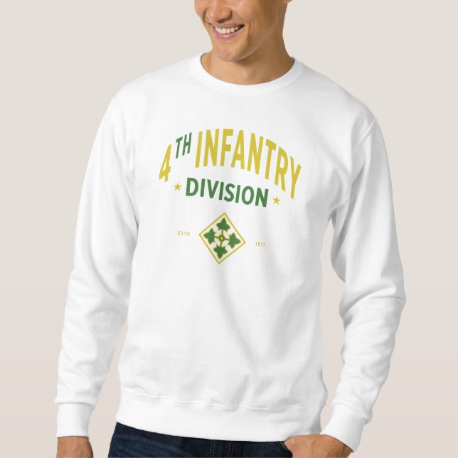 4th Infantry Division - United States Military Sweatshirt (Front)
