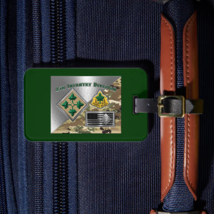 4th Infantry Division Vietnam Veteran Luggage Tag