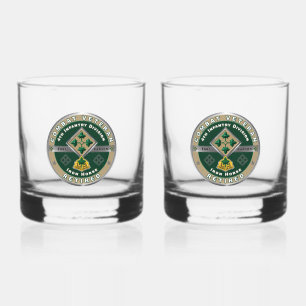 4th Infantry Division  Whiskey Glass