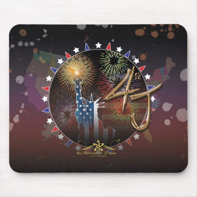 4th J Mouse Pad (Front)