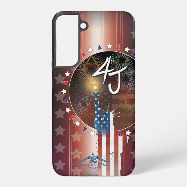 4th J Samsung Galaxy S22+ Case (Back)