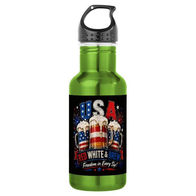 4th july america 250th 532 ml water bottle (Front)