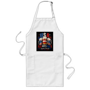 4th july america 250th long apron