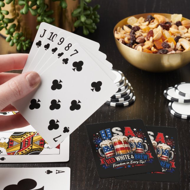 4th july america 250th playing cards (In Situ)
