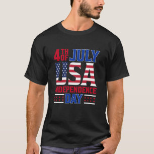 4th July American Independence Day lover funny T-Shirt