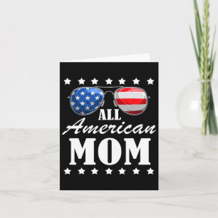 4th July American Mum Independence Day Patriot Usa Card
