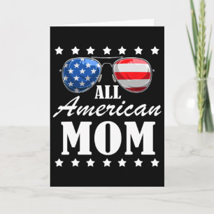 4th July American Mum Independence Day Patriot Usa Card