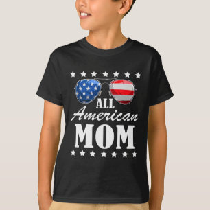 4th July American Mum Independence Day Patriot Usa T-Shirt