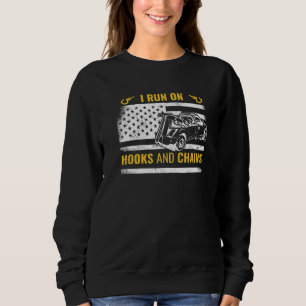 4th July breakdown recovery American Flag breakdow Sweatshirt