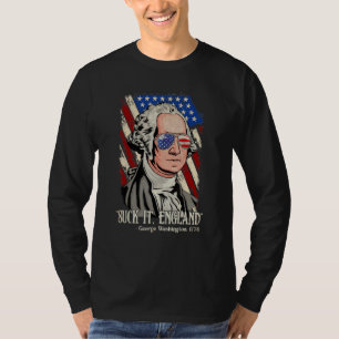 4th July Georg Washington Patriotic Quote Independ T-Shirt