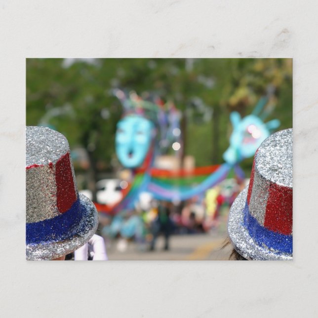 4th July hats Postcard (Front)