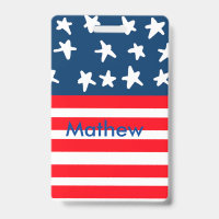 4th july independence day add name text US flag
