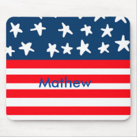 4th july independence day add name text US flag
