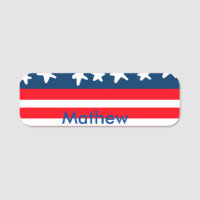 4th july independence day add name text US flag