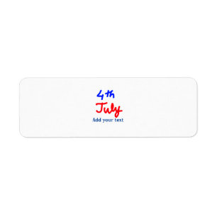 4th july independence day add your text name photo