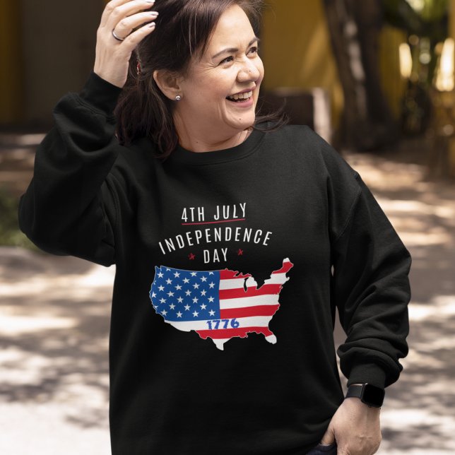 4th JULY-Independence Day Design Sweatshirt (Creator Uploaded)