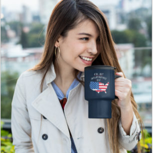 4th JULY-Independence Day Design Travel Mug