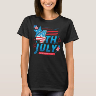 4th-july-independence-day-flag Usa T-Shirt