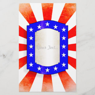 4th July Independence Day Stationery