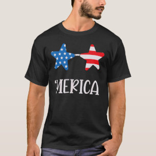 4th July Men Women Usa Independence Day Red Blue W T-Shirt