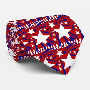 4th july patriotic tie
