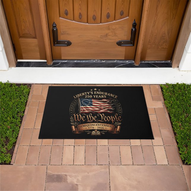 4th July Semiquincentennial 1776-2026 Doormat (Outdoor)