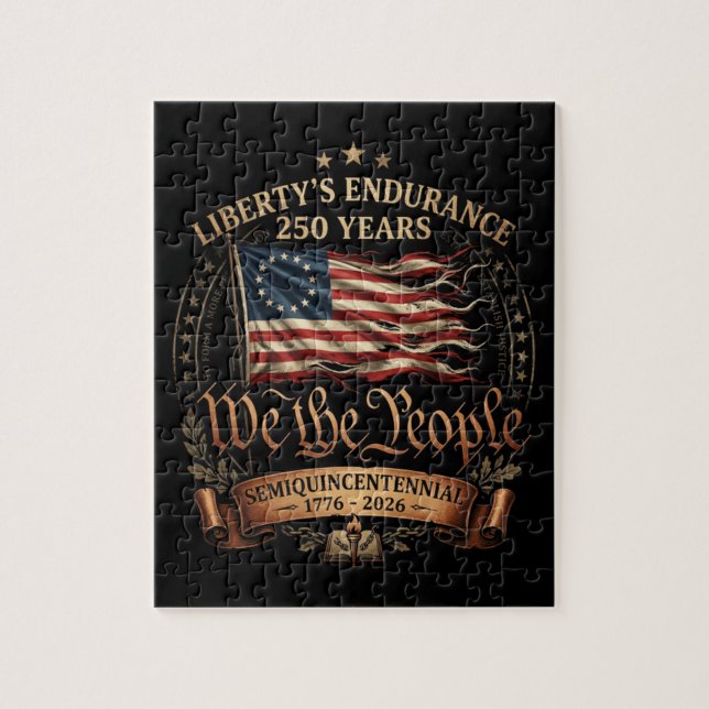 4th July Semiquincentennial 1776-2026 Jigsaw Puzzle (Vertical)