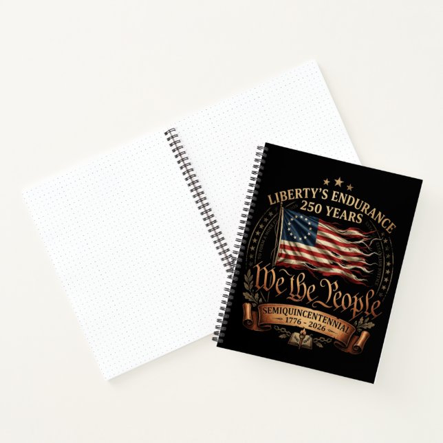 4th July Semiquincentennial 1776-2026 Notebook (Inside)