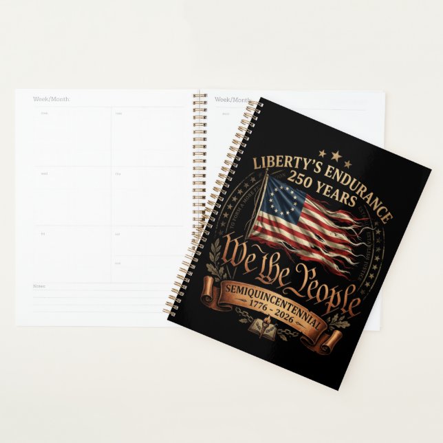 4th July Semiquincentennial 1776-2026 Planner (Display)