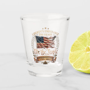 4th July Semiquincentennial 1776-2026 Shot Glass