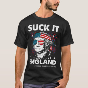 4th July Suck-it England Shirt Funny George-washin