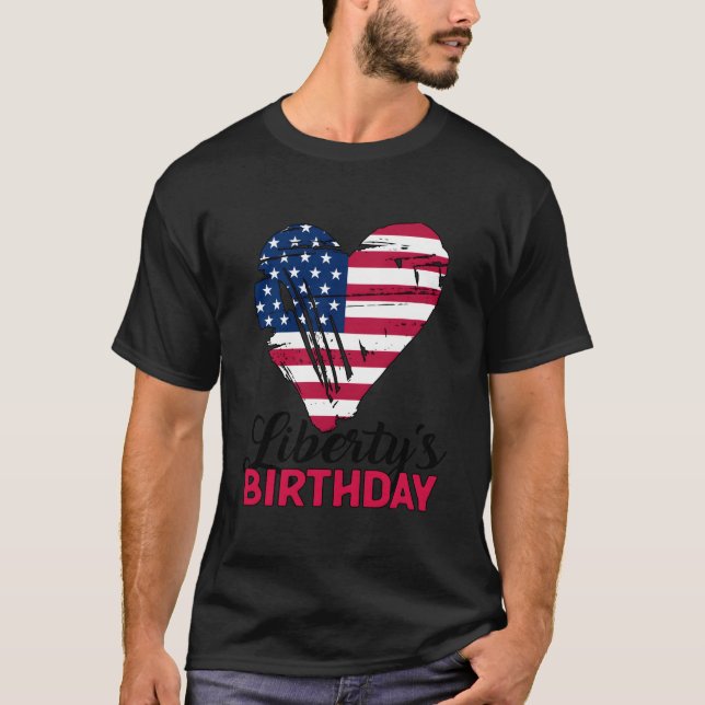 4Th July Uncle He Patriot America Usa Flag T-Shirt (Front)