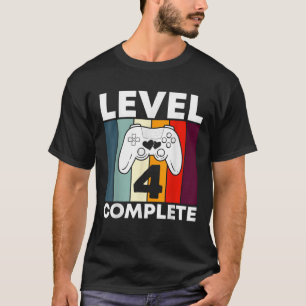 4th Level Complete 4 Year Wedding Anniversary Vide T-Shirt