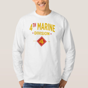 4th Marine Division United States Military Long T-Shirt