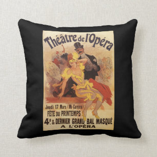 4th Masked Ball at Theatre de l'Opera Cushion