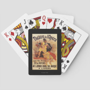4th Masked Ball at Theatre de l'Opera Playing Cards