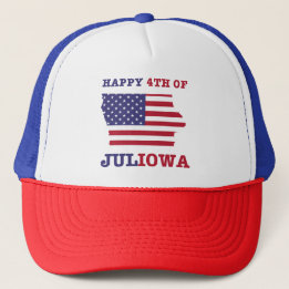 4th of JULIOWA Trucker Hat, Trucker Hat