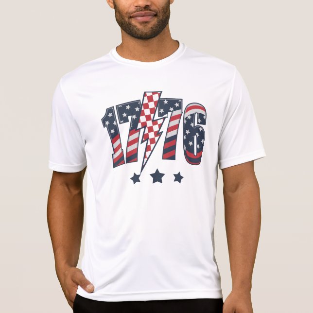 4th of July 1776-63751 T-Shirt (Front)