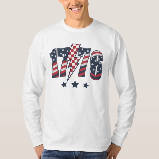 4th of July 1776-63751 T-Shirt (Front)