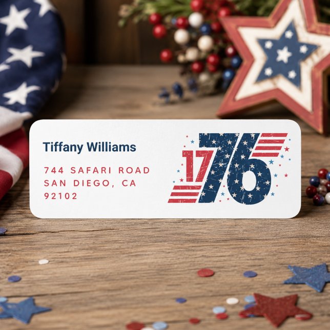 4th of July 1776 Independence Day  (4th of July 1776 Independence Day Label
)