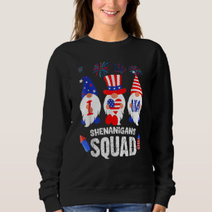 4th Of July 2023 Patriotic Gnomes  American USA Sweatshirt