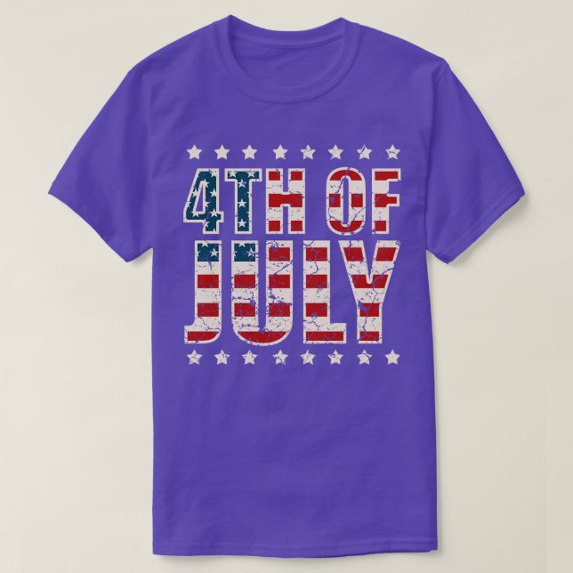4th of july (20) T-Shirt (Design Front)