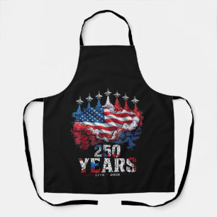4th of July 250 Years Anniversary USA Flag 1776-20 Apron