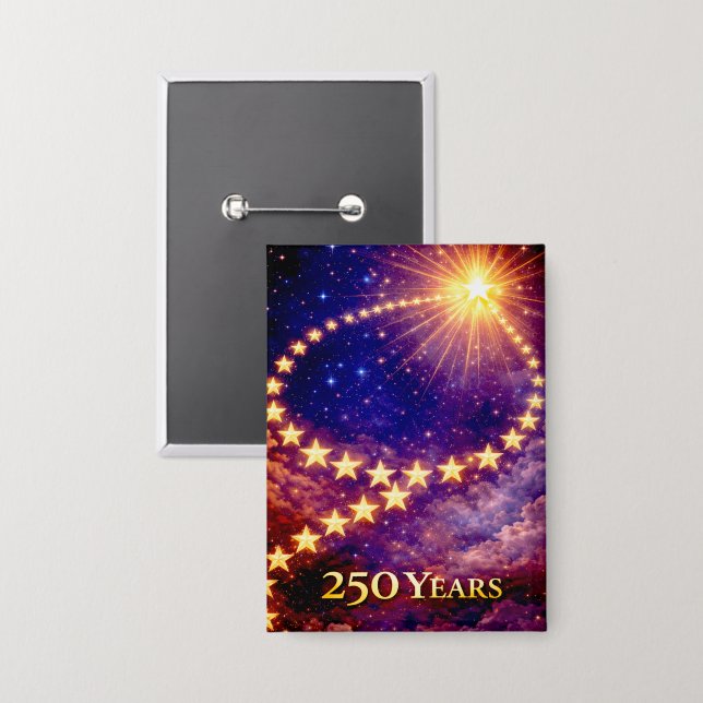 4th of July 50 Stars 250 Years USA Independence (Front/Back)