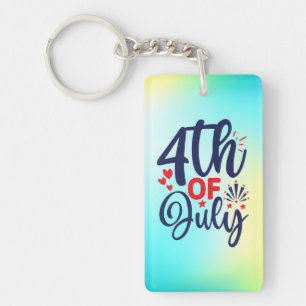 4th of July-68826 Key Ring