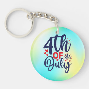 4th of July-68826 Key Ring